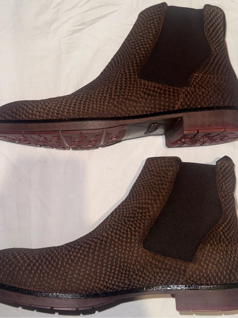 Stacy Adam Kayden Chelsea Boot Brown Leather Size 12 Date‎ Night Trendy